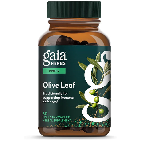 Gaia Herbs Olive Leaf Immune Support Supplement 60 Vegan Capsules Gaia Herbs